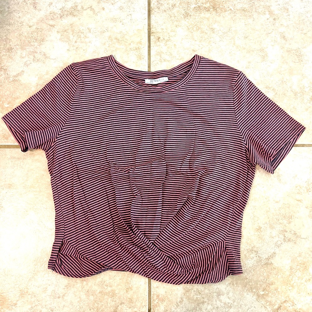 Zara crop top T-shirt